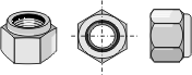 Self-locking nuts DIN985 - 8.8