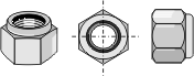 Selvlåsende møtrik DIN985 - 8.8