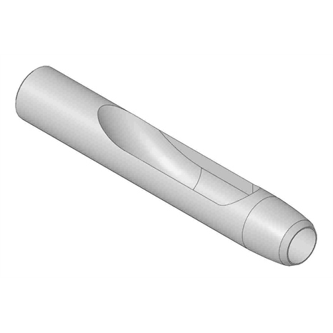 Alloy machined side-eject tine - .750mt x 4.750l x .650od