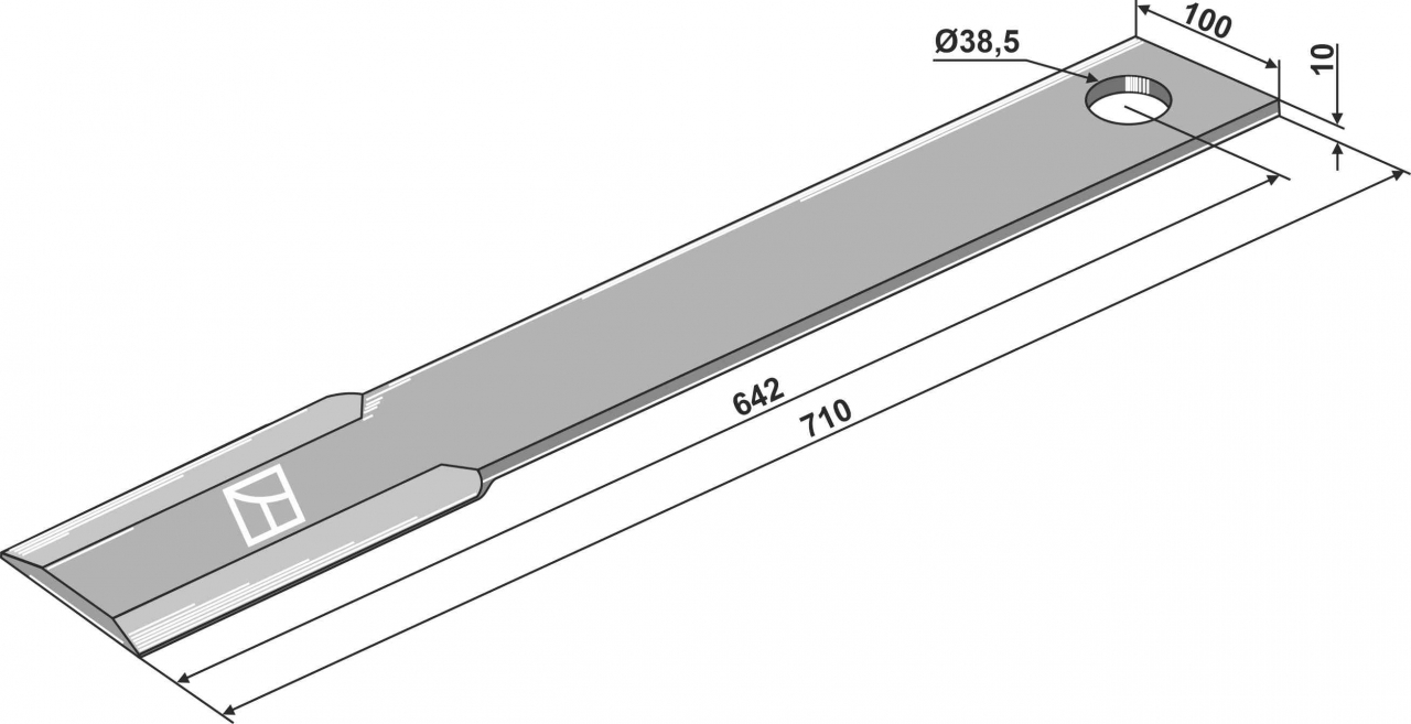 RDM Parts Straight blade fitting for Schulte H401-034