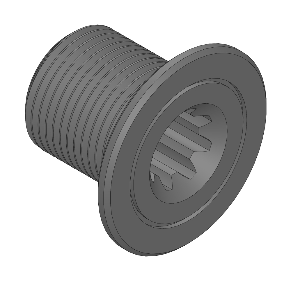 INSERT-THREADED, 5 INCH (LH)