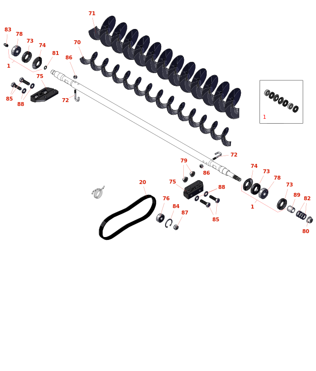 Toro Reelmaster 5510-D Rear Roller Brush