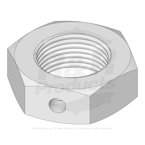 Nut - v-cut shaft Nut - v-cut shaft