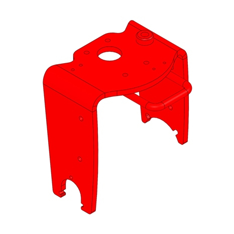 Castor fork assy
