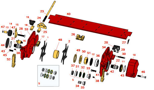 Toro Reelmaster 7000-d 27in verti-cut unit - model 03731