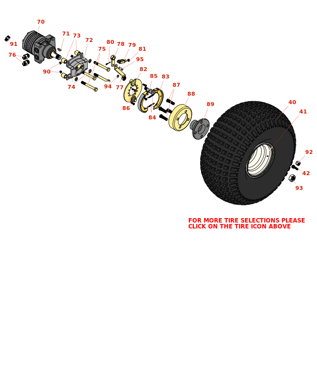 Toro Sand Pro 5000 Rear Wheel