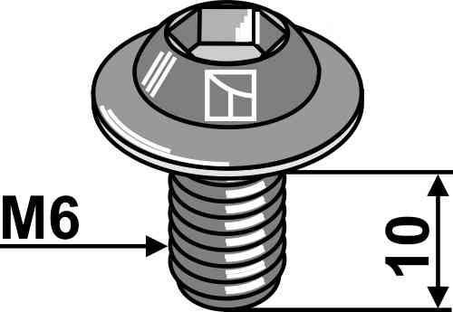 Fastening screw - 10.9