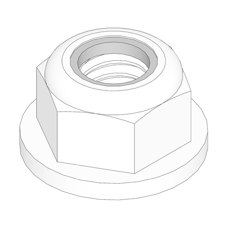 LOCKNUT - 5/16-24 FLANGED NY