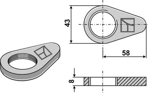 Locknut - standard