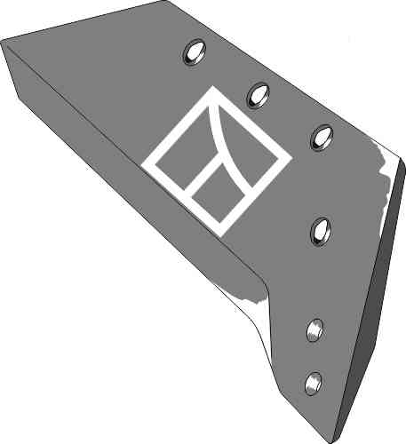 Wechselspitzenschar - 14&#8243  - rechts geeignet für Kuhn 622200 (622166) 622232