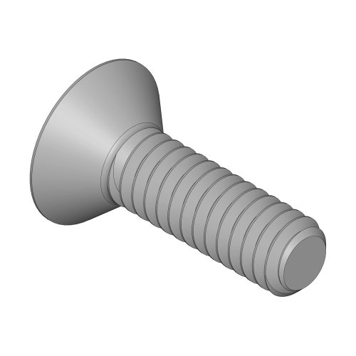 Parafuso - 1/4-20 x 7/8 soc cabeça chata