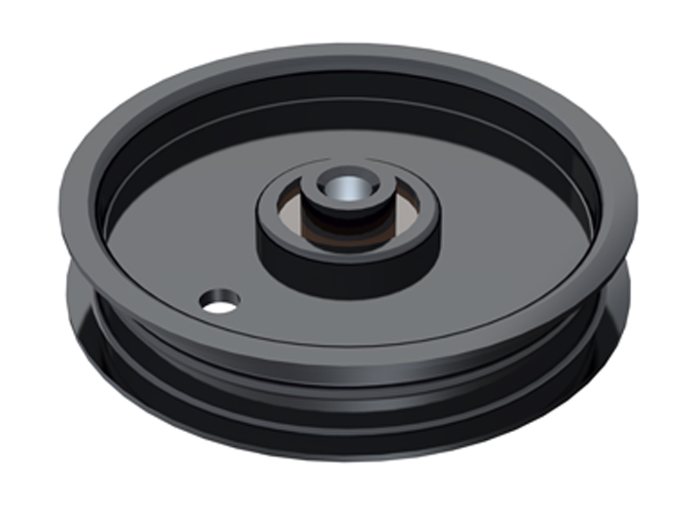 R93-1622 idler pulley - flat 4 in dia with .37... 