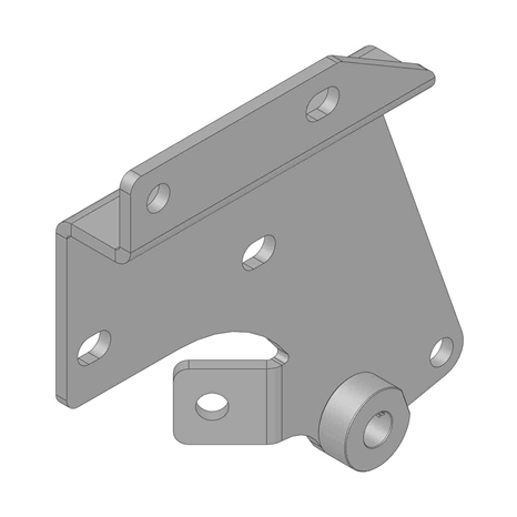 Bracket assy - rh rear roller