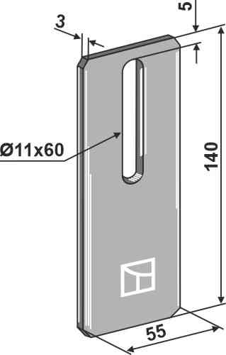 Scraper for packer rolls 51-a102