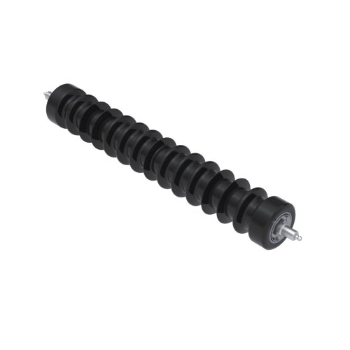 Roller - fusion grooved uhmw polyethylene