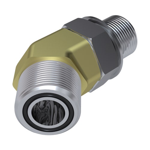 Hydraulic fitting - 45 deg
