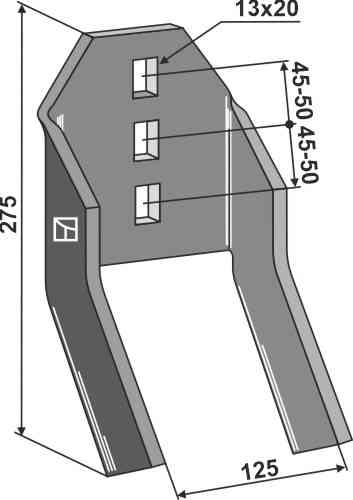 Krustenbrecher geeignet für Väderstad 421370-1