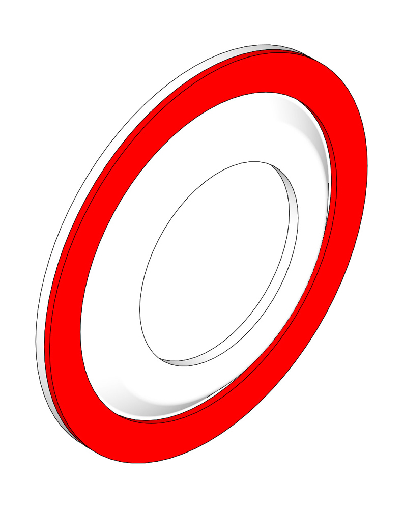 Shield - bearing - flocked