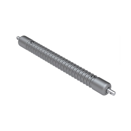 Roller - grooved machined solid steel