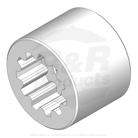 Coupler - iron - hyd motor