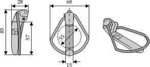 Linch pin for Cat. III
