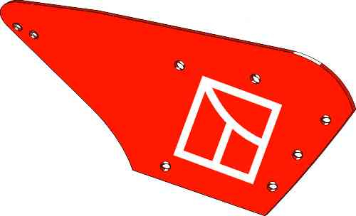 Moldboard - right fitting for Kuhn 612038