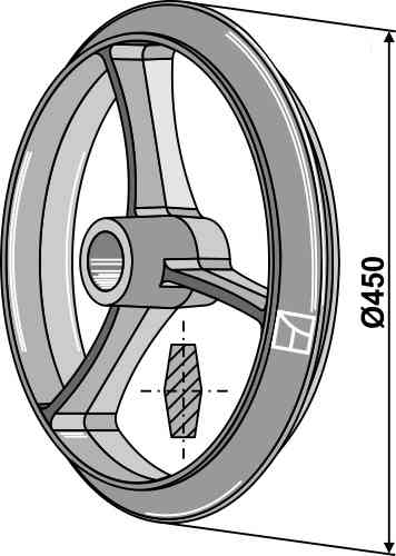 Cambridge roll ring - Ø450mm