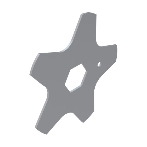 Verti-cut blade