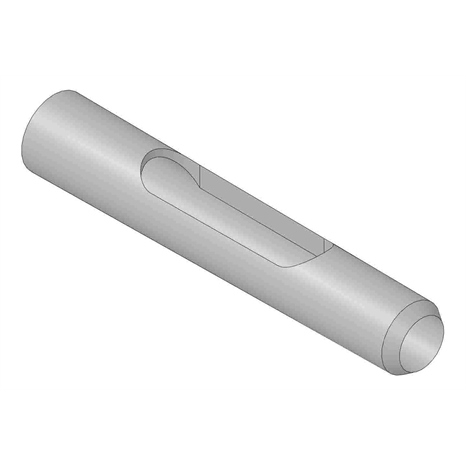 Alloy hollow side-eject tine - .750mt x 4.500l x .670od