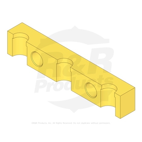 Block - tine 3/4 mount dia.
