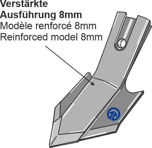 Sweep for quick change - 100mm fitting for Simba P14597