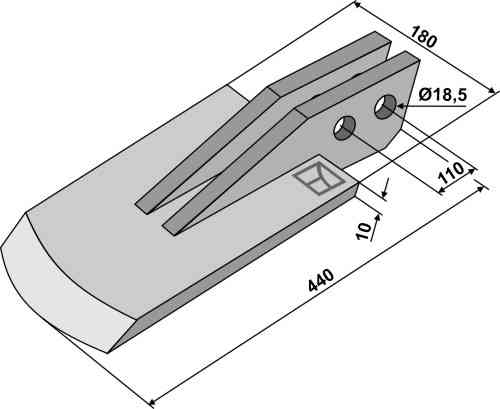 Spades fitting for Celli 861506