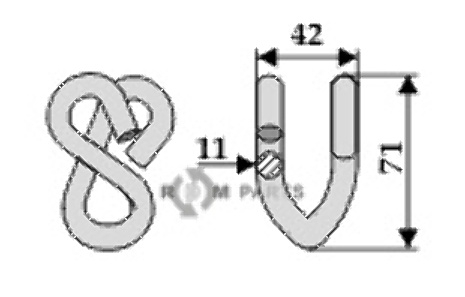 RDM Parts Shackle RDM Parts Shackle