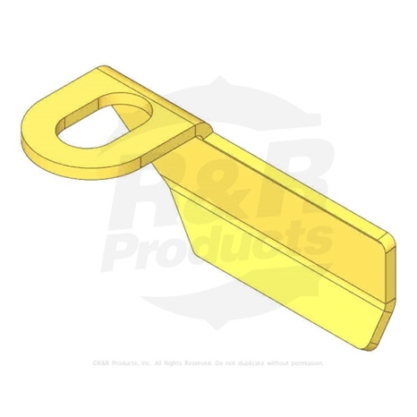 Scraper - rear roller - lh Scraper - rear roller - lh