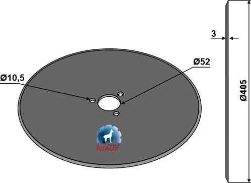 Sechscheibe Ø405x3