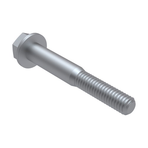 Bolt - m6 x 1.0 x 45 flange h/d zinc 8.8