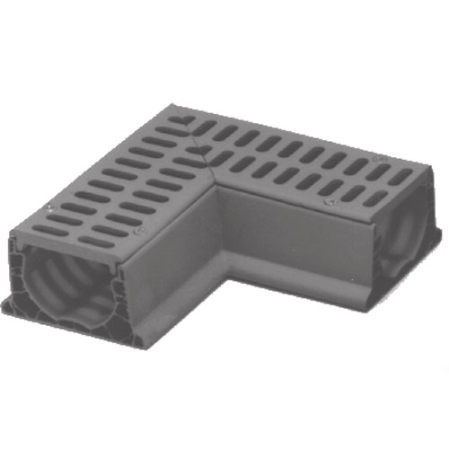 Channel ell - 2" 90 gray