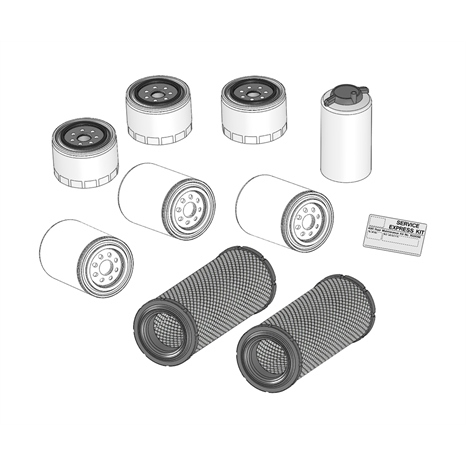 Filter kit - 400 hour maintenance