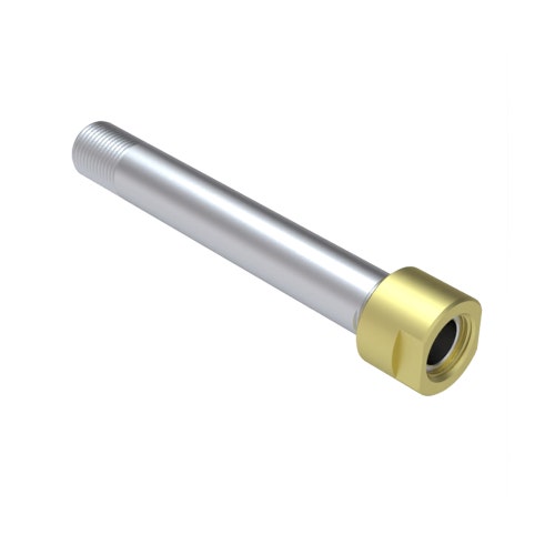 Axle- caster w/spacer nut