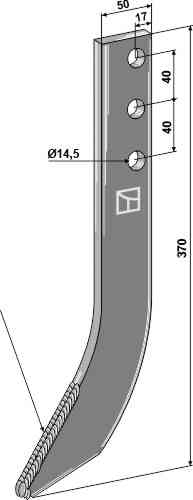 Row cutter hook