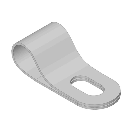 Clip - roller scraper