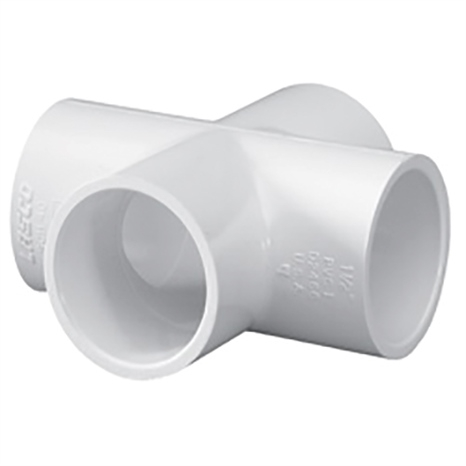 4 sch40 pvc cross (soc)