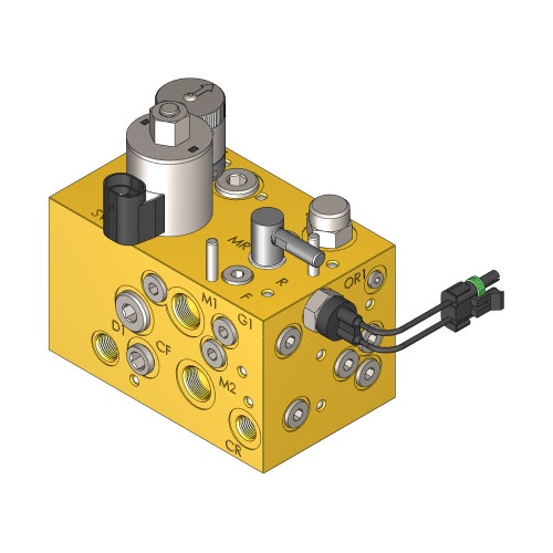 Manifold - reel drive