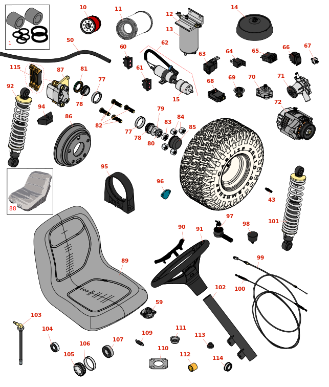 Toro Workman MDX D Traction Unit Toro Workman MDX D Traction Unit
