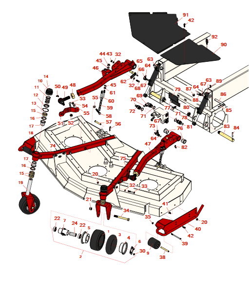 Toro Groundsmaster 4010-D Rotary Deck