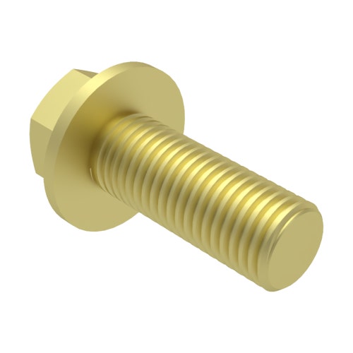 Bolt - hex hd flanged m16