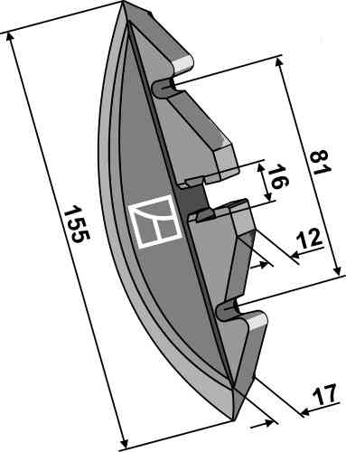 Metal seed share fitting for Gaspardo G19203660