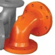 Leemco-Bogen Flansch x Flansch 90°