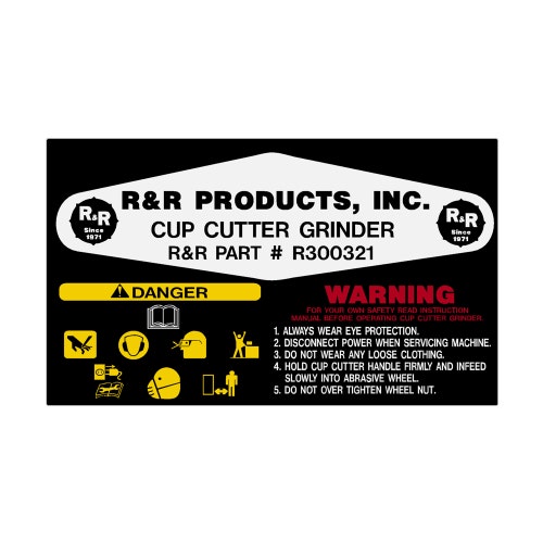 Decal - warning/operating 220v