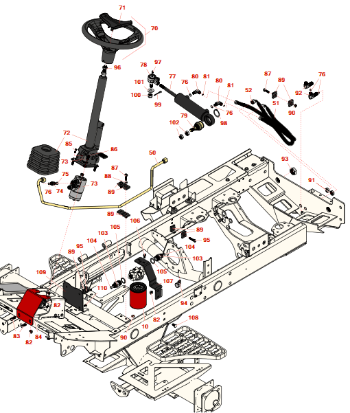 Toro Reelmaster 5010-h traction unit